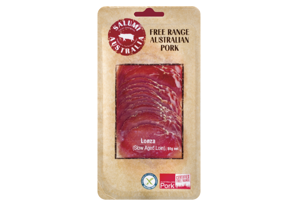 Salumi Australia Lonza Sliced 80g