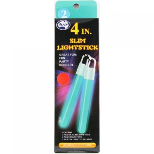 GLOW SLIM LIGHT STICKS WITH LANYARD