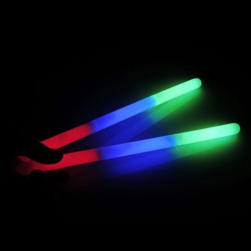 GLOW TRI-COLOUR LIGHT STICK – 25CM