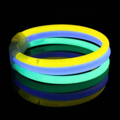 GLOW TRI-COLOUR WIDE BRACELET – 20CM