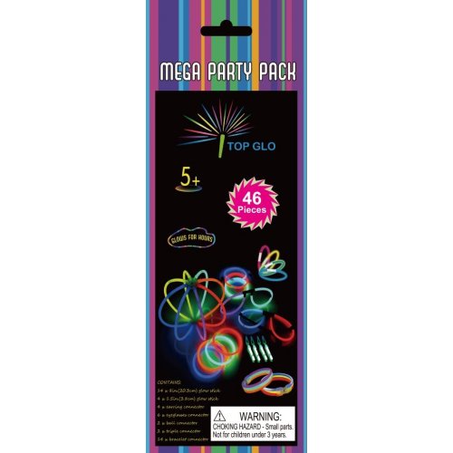 GLOW MEGA PARTY PACK 46 PIECES