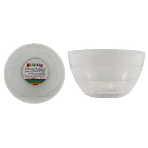 PLASTIC 1L SALAD BOWL TRANSPARENT