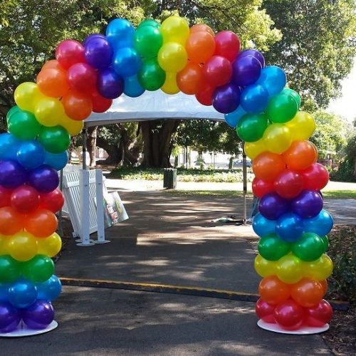 RAINBOW BALLOON ARCH