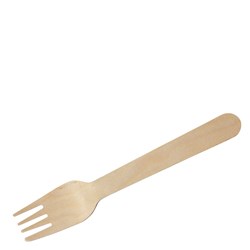 Wooden Fork 160mm 100PK