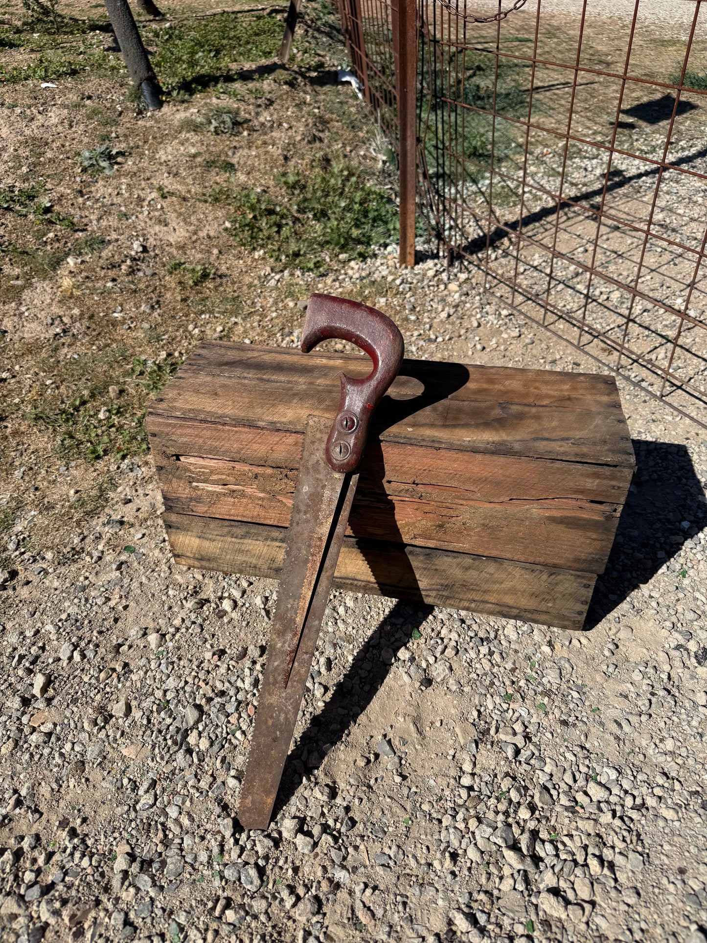 Vintage hand saw