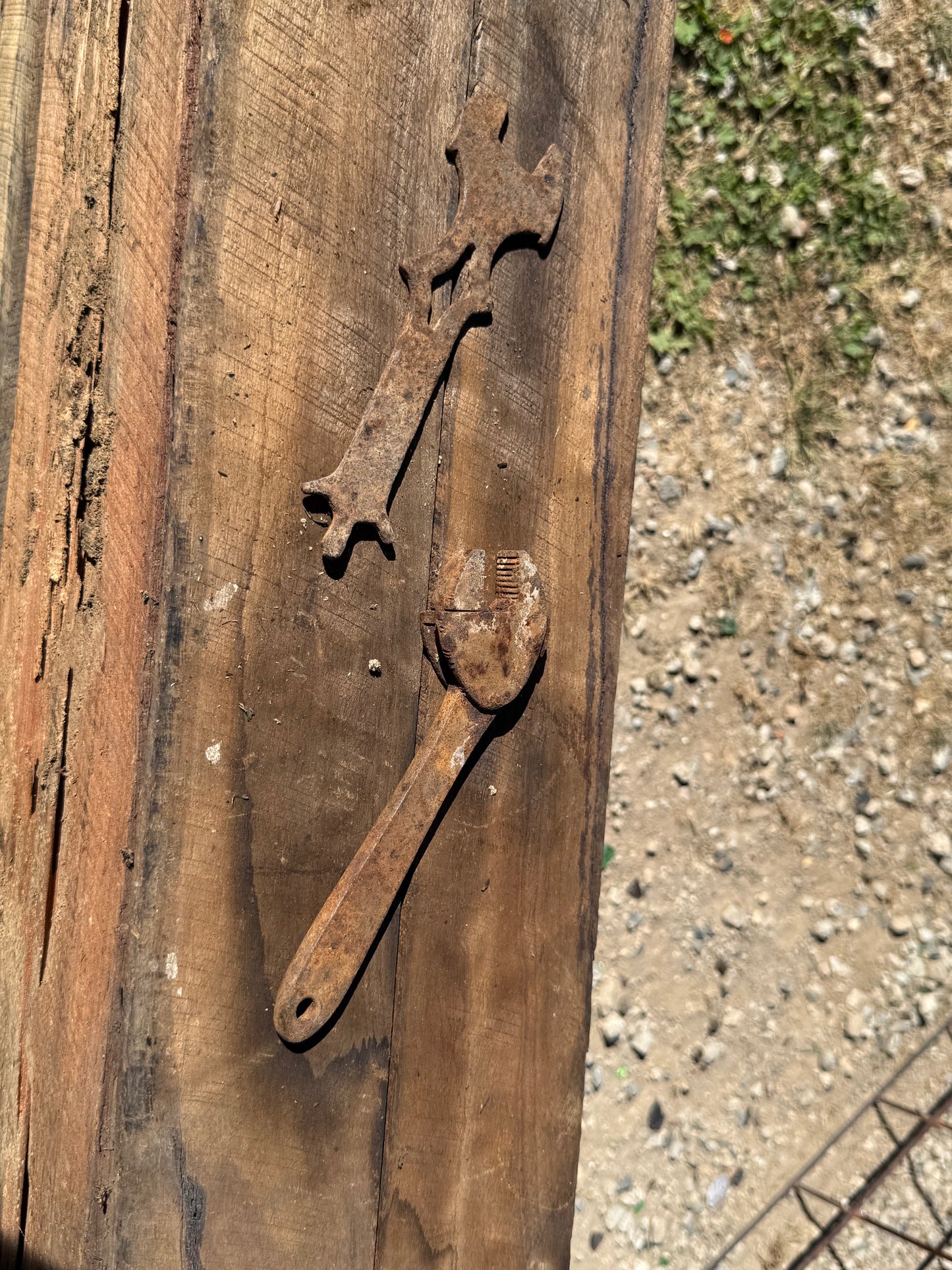 rusty hand tools