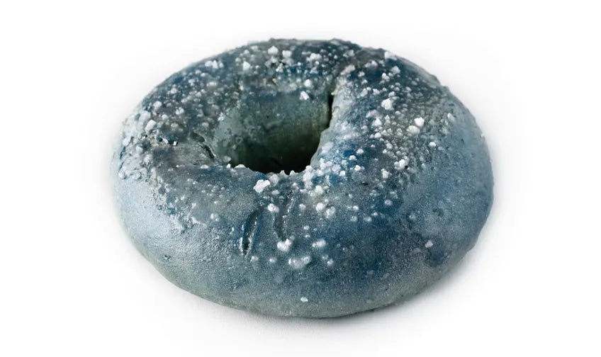 BLUEBERRY SUGARED BAGEL