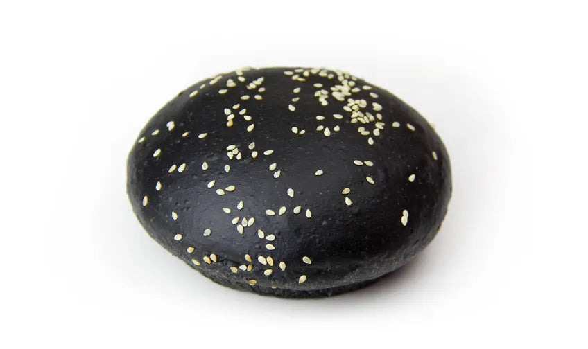 CHARCOAL BURGER BUN SEEDED (85G)