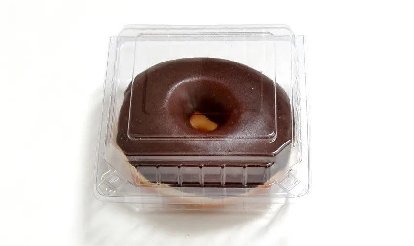 CHOCOLATE DONUT CLAMSHELL RTG
