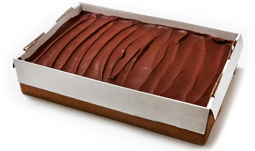 CHOCOLATE GANACHE SLAB CAKE