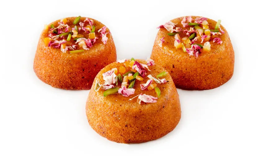 GLUTEN FREE ORANGE & ALMOND CAKES X 6