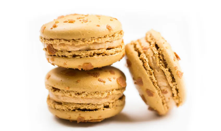 SALTED CARAMEL MACARONS (BOX X 12)