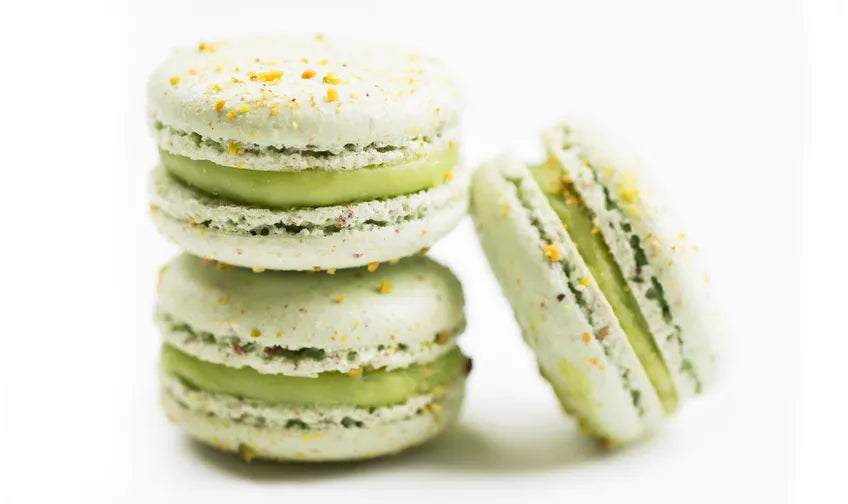 PISTACHIO MACARONS (BOX X 12)