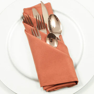 POLYESTER NAPKINS -(50x50cm)