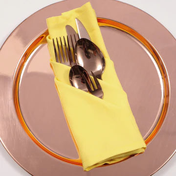 POLYESTER NAPKINS -(50x50cm)