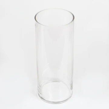 Tall Glass Cylinder Vase - 30cm