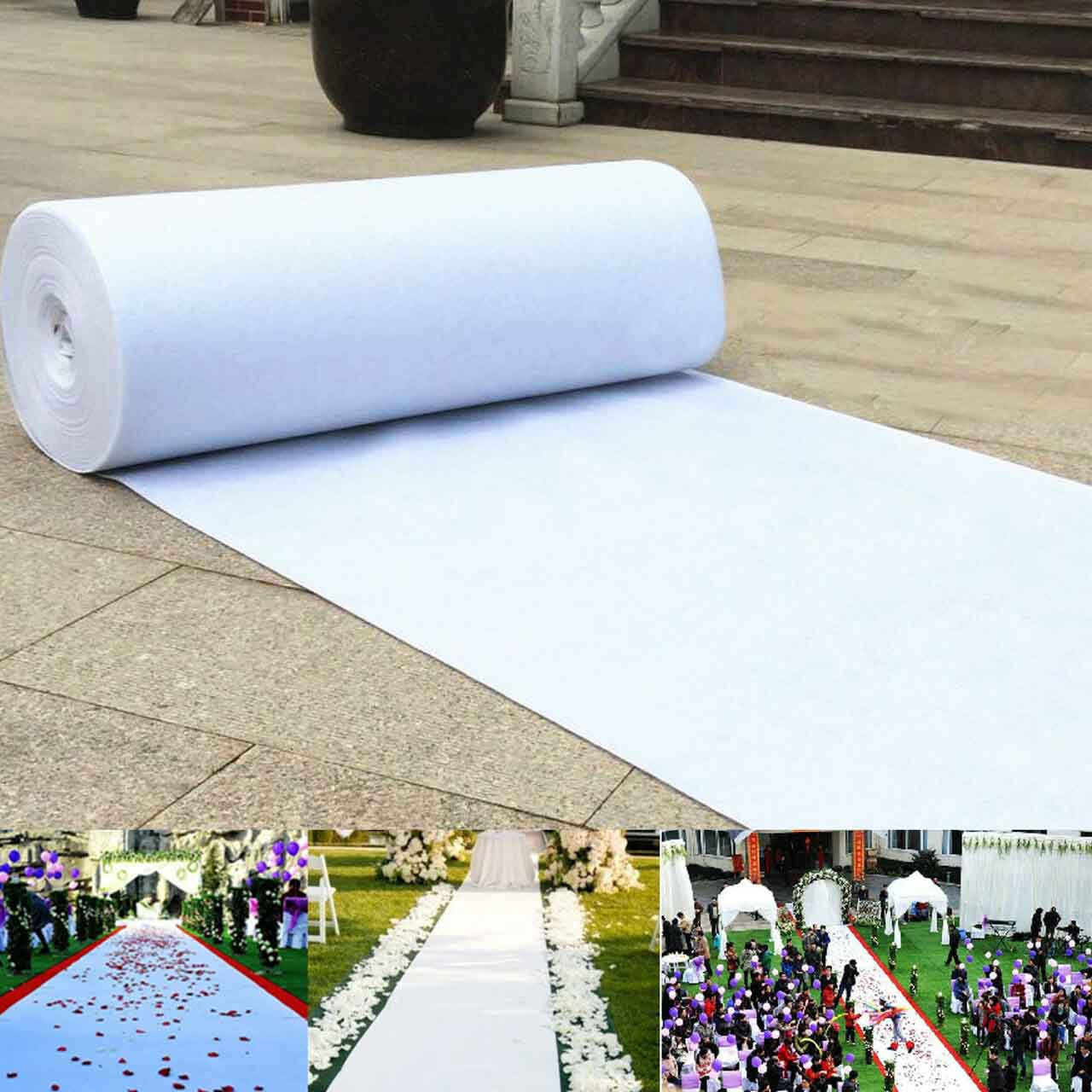 WHITE CARPET RUNNER – 10M LENGTH