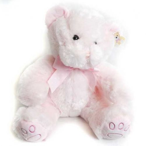 PLUSH HONEY TEDDY BEARS 30CM QUALITY SOFT BEAR IN LIGHT PINK