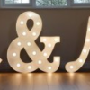 MR & MRS LIFE SIZE LETTER LIGHTS 1.2M