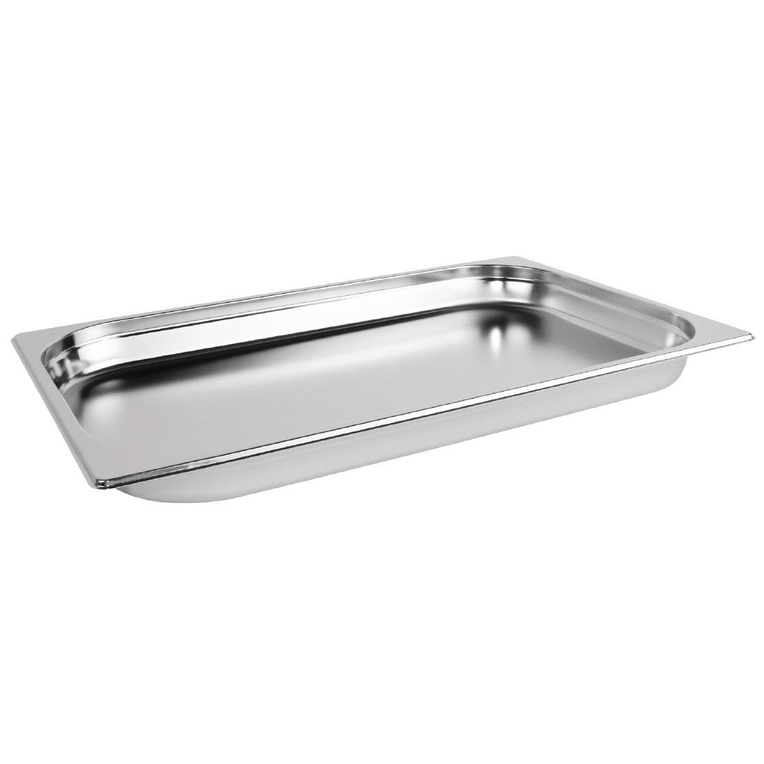 STAINLESS STEEL 1/1 GASTRONORM TRAY 80MM