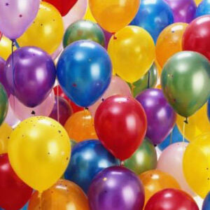 20 PLAIN LATEX BALLOONS & INFLATION