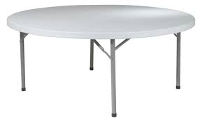 1.8M ROUND PLASTIC TABLE
