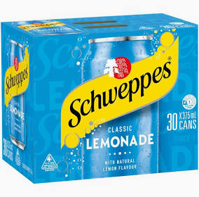 30pk Schweppes Lemonade