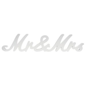WEDDING MR & MRS TABLE WORD