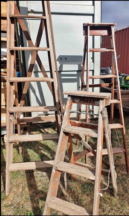 Large TIMBER LADDER