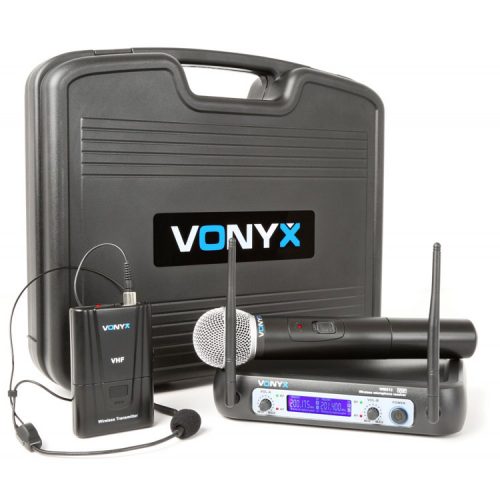 WIRELESS MICROPHONE COMBO SYSTEM HEADSET/HANDHELD