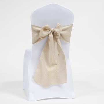 Hessian-Soft Faux Hessian Chair Sashes