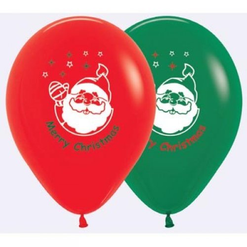 MERRY CHRISTMAS 30CM BALLOONS