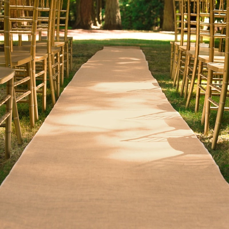 BURLAP NATURAL RUNNER