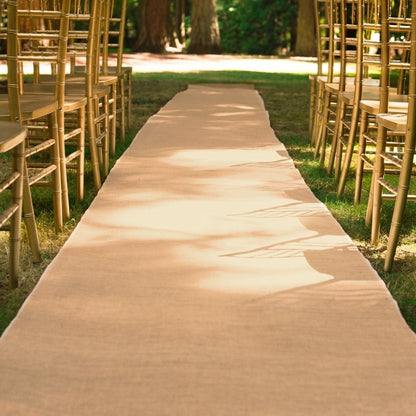 BURLAP NATURAL RUNNER