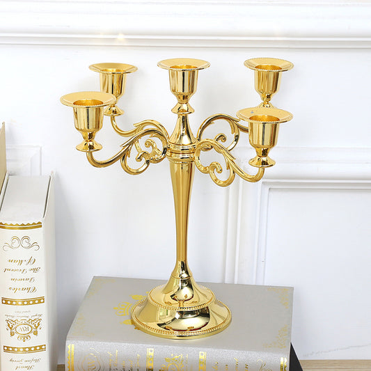 METAL VINTAGE CANDELABRA