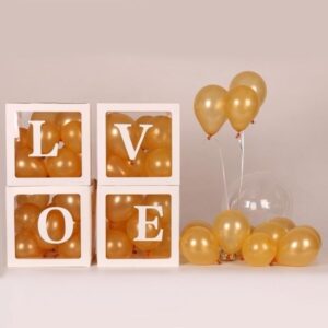 ‘LOVE’ WHITE BOXES