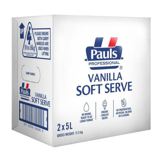 Pauls Pro Soft Serve 2x5L - VANILLA