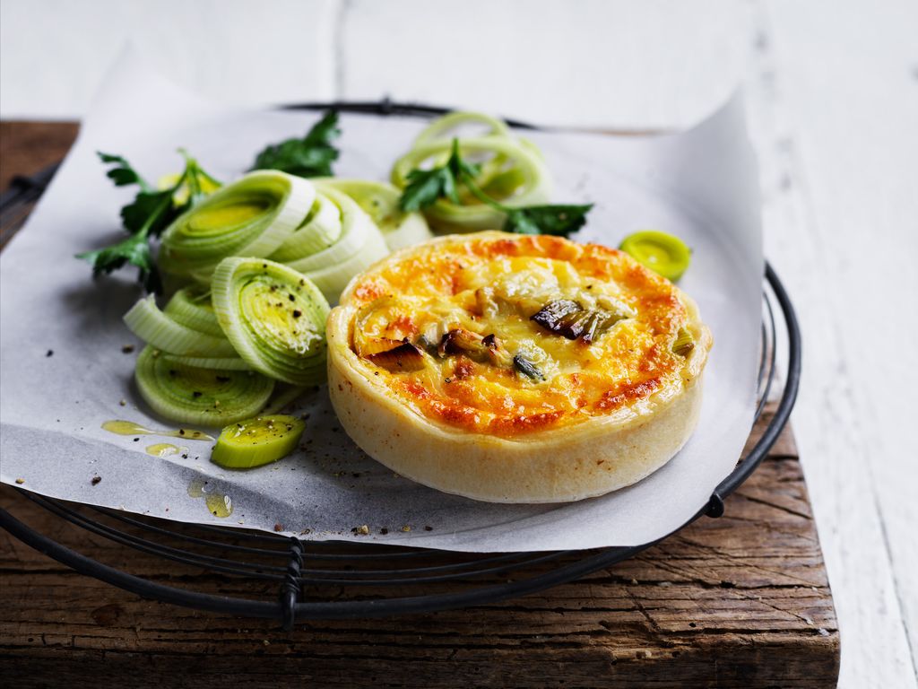 Leek & Cheese Quiche