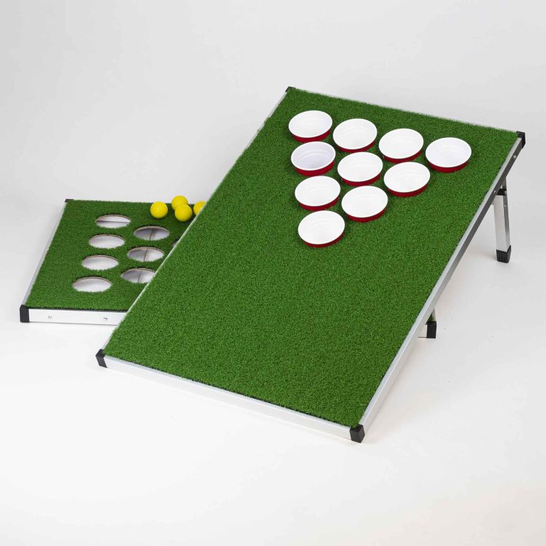 Golf Pong Set – Folding Beer Pong Golf Boards