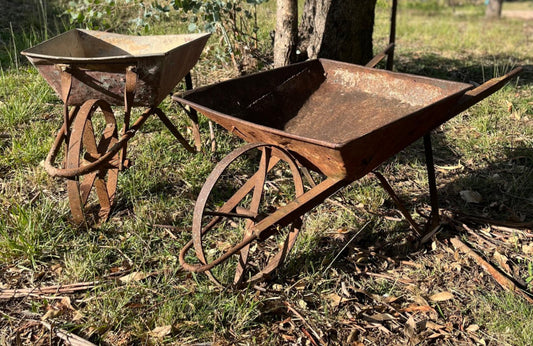 RUSTIC WHEELBARROW