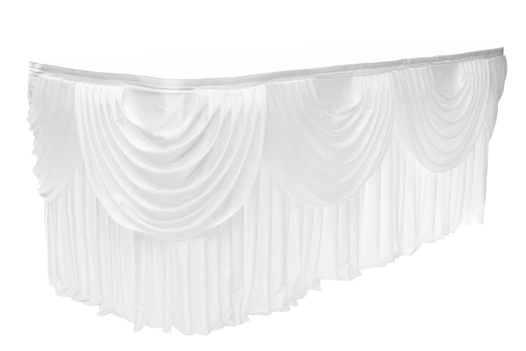 ICE SILK SATIN 3M SWAG – WHITE