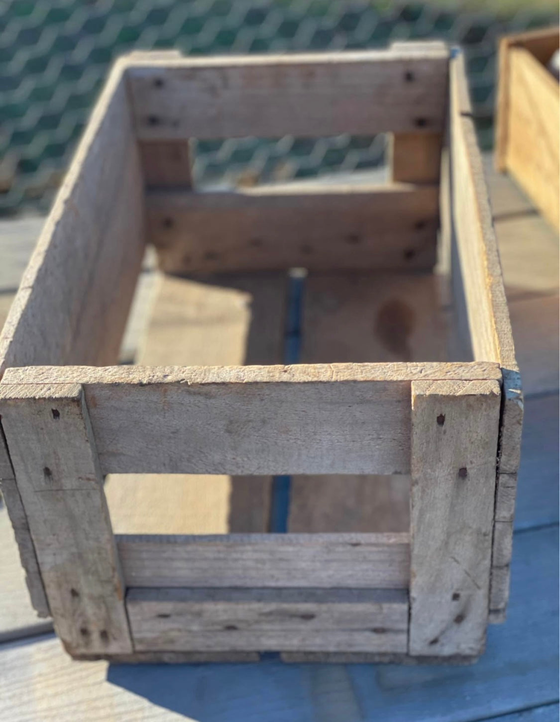 Wooden crate