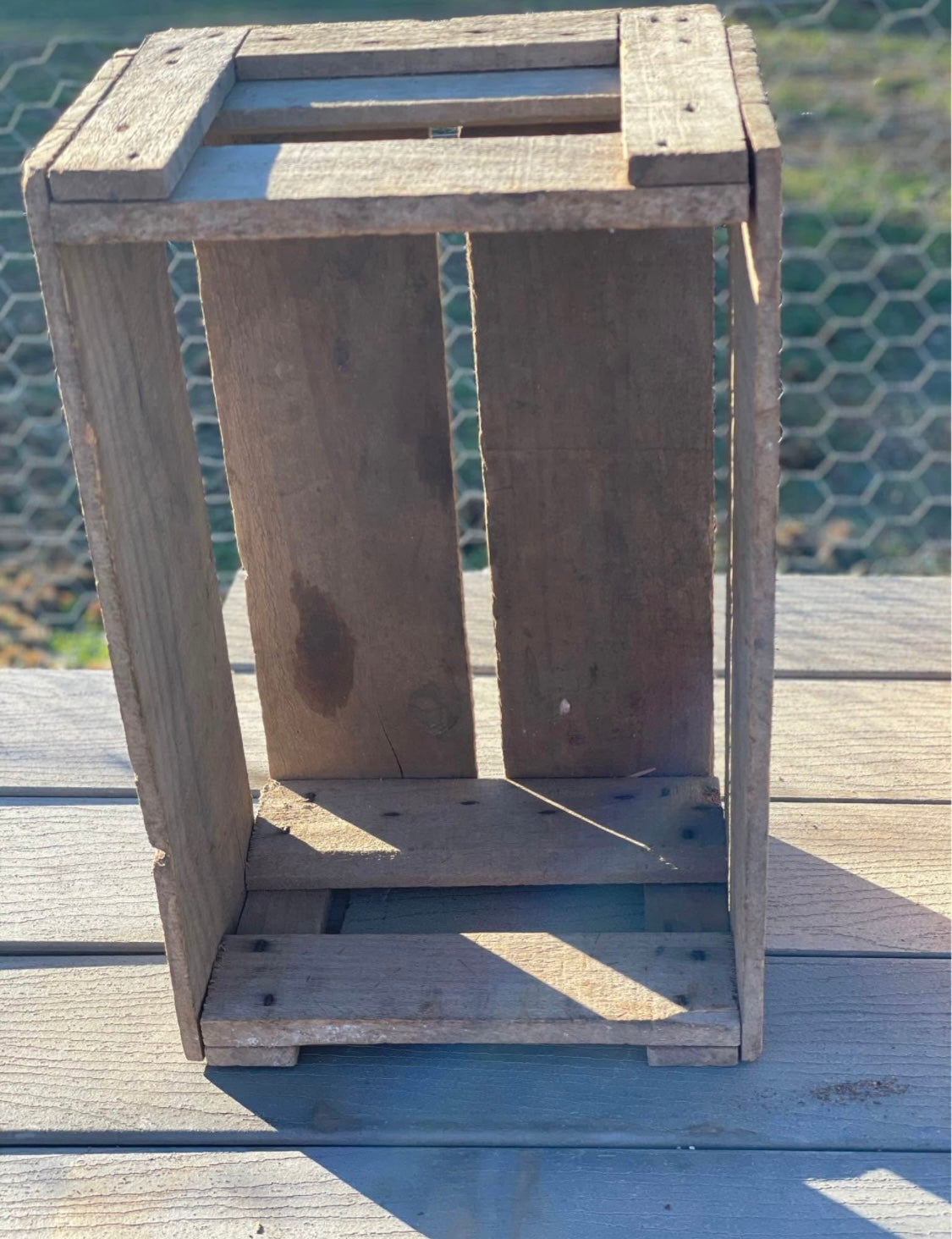Wooden crate