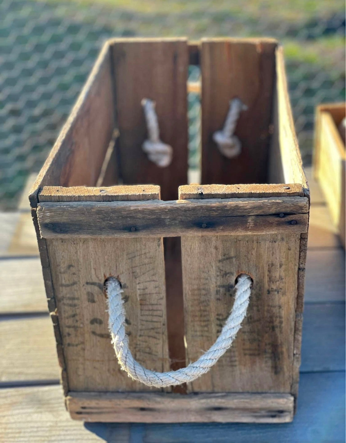 Wooden crate