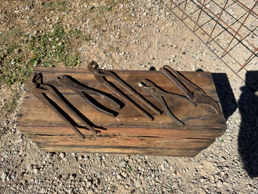 vintage, rusty tools