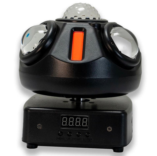 Dual-Effect Moving Head Lighting with Laser Effects