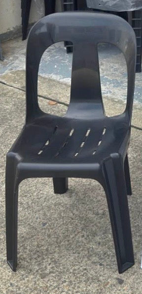 BLACK PLASTIC CHAIR’S