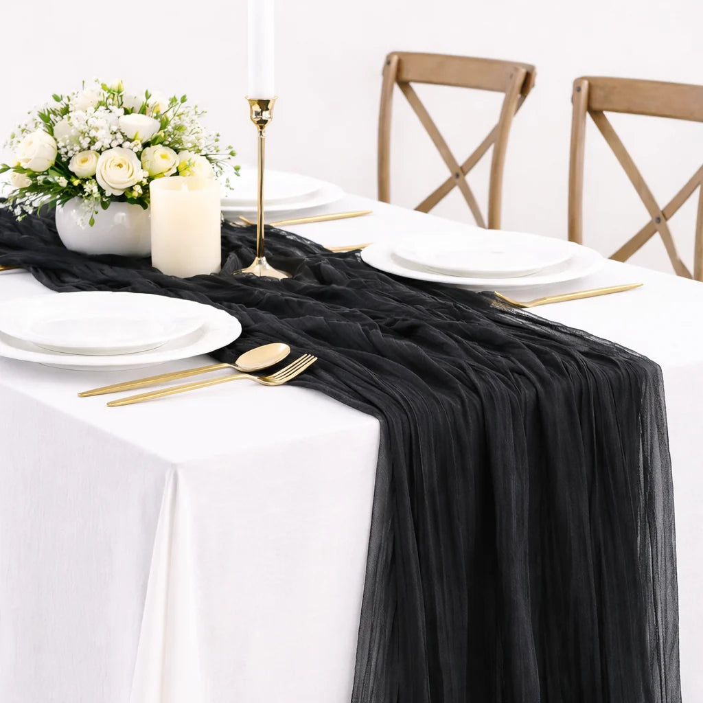 Cheesecloth Table Runner