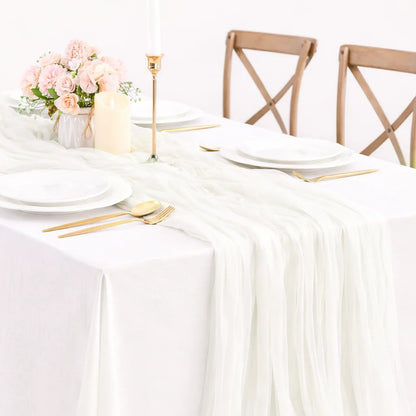 Cheesecloth Table Runner