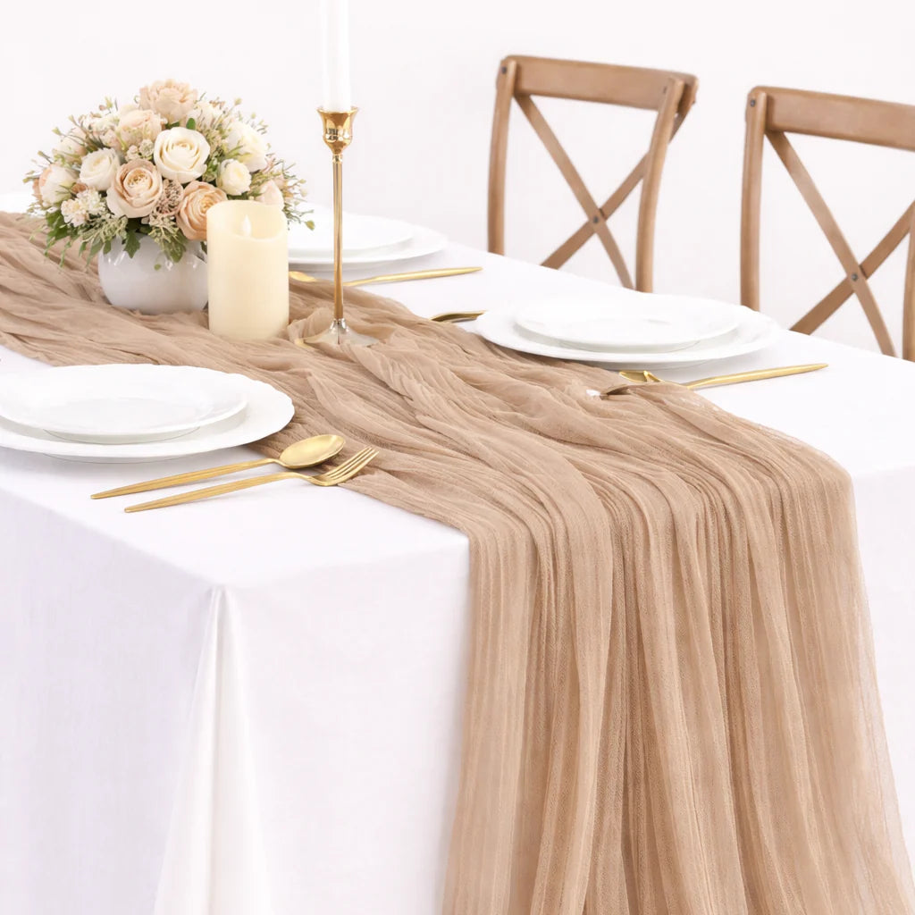 Cheesecloth Table Runner